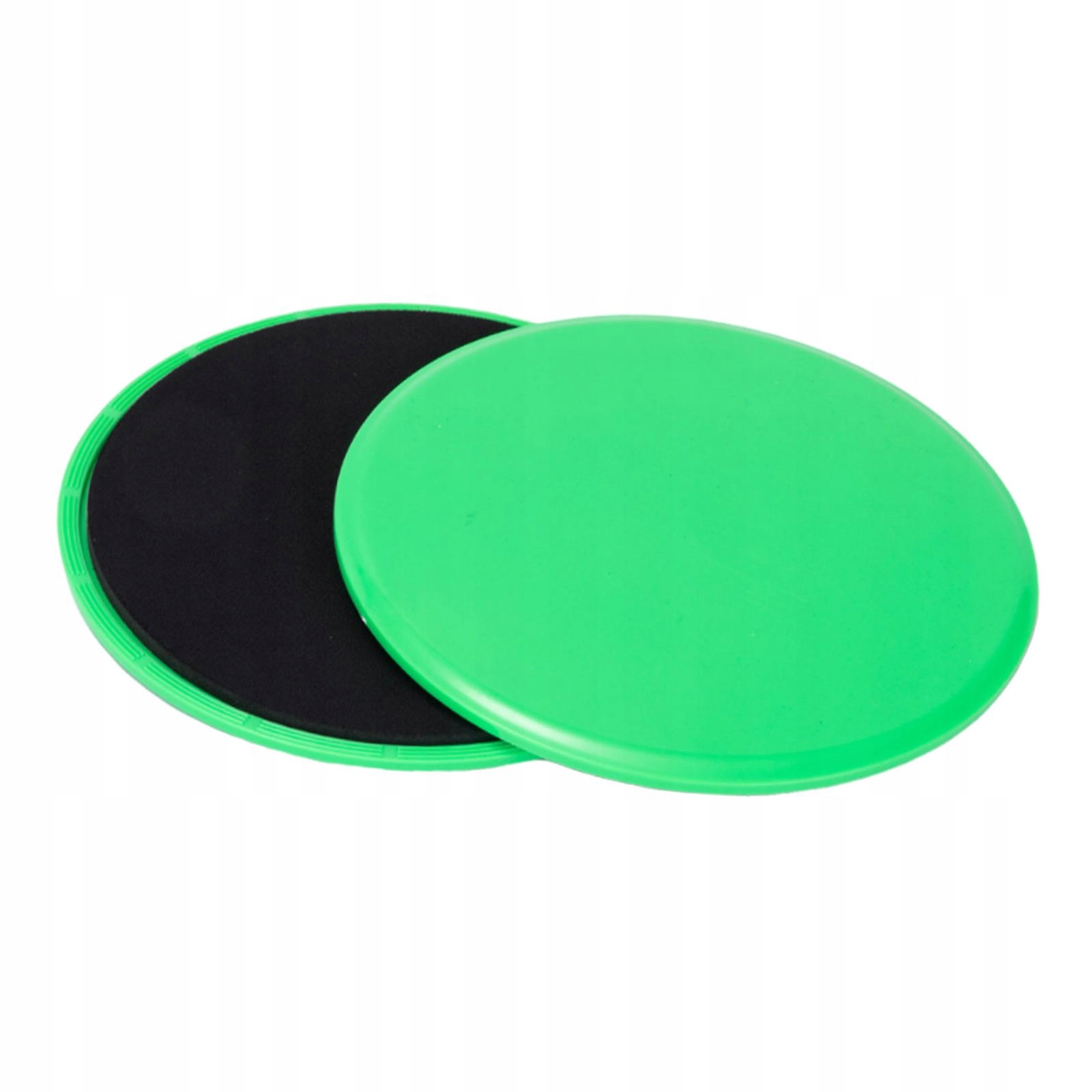 2Pcs Exercise Core Sliders Pilates Strength Training Portable Sliding Green