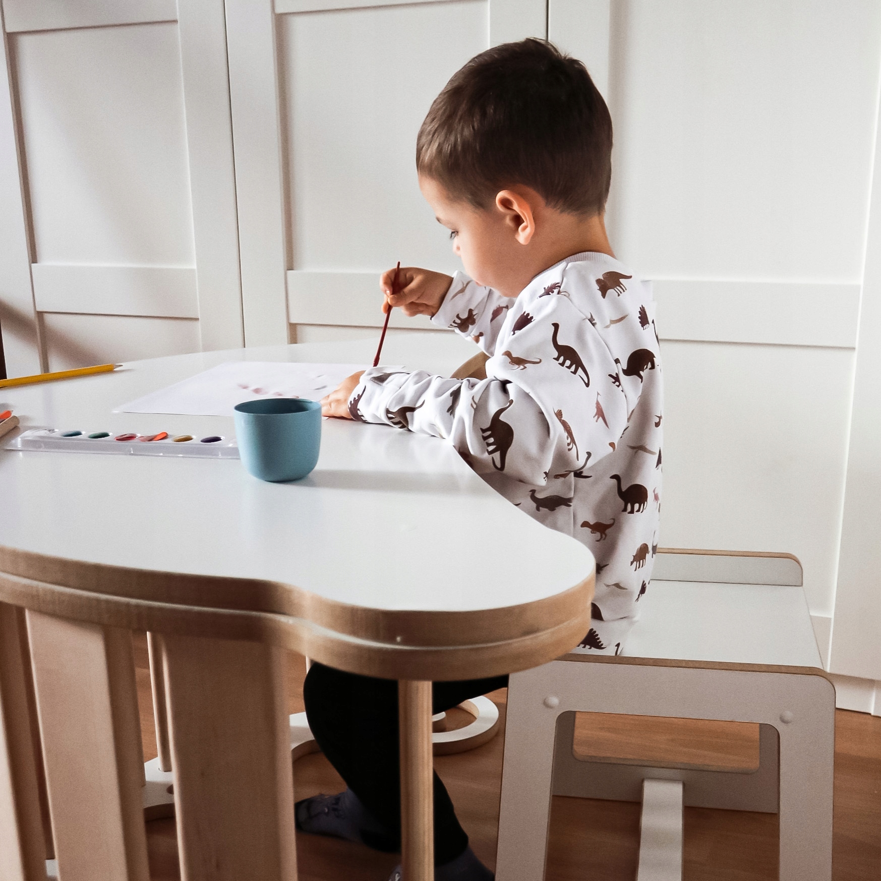 Krzesełko do bujaka Montessori Marka Wood for kids