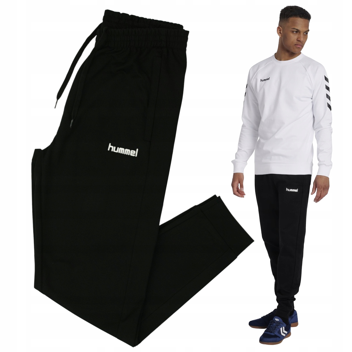 

Hummel Spodnie Męskie Dresowe Bawełniane Dres S
