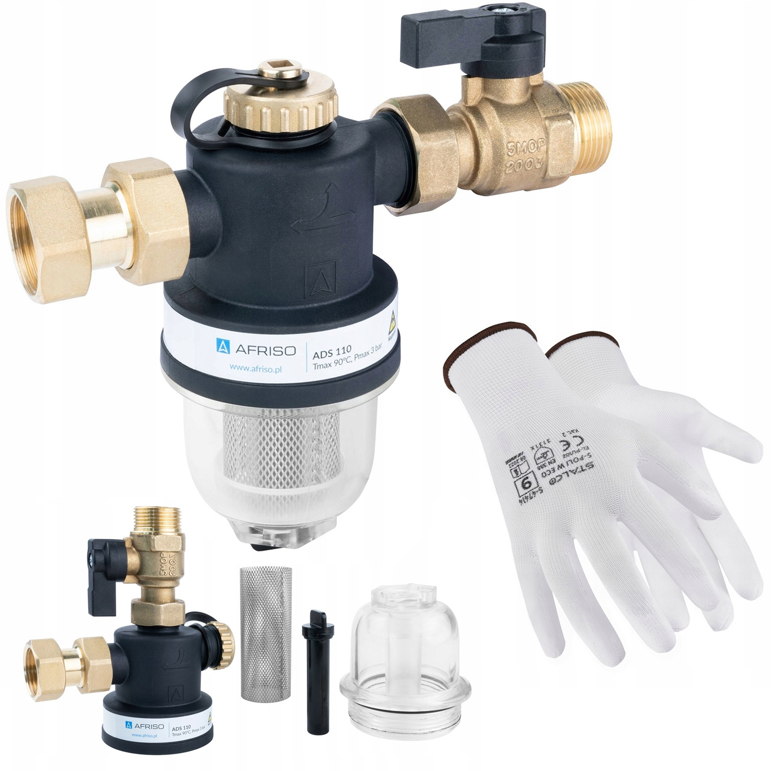 Kompaktný Magnetický Separátor Nečistôt Pre C.o 3/4" Ads 110 Afriso