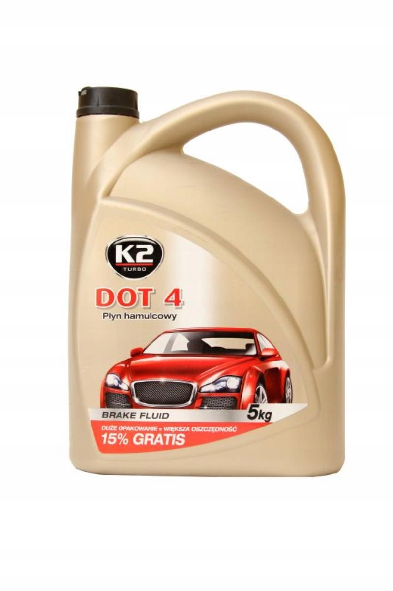 K2 DOT-4 DOT 4 PŁYN HAMULCOWY 5L