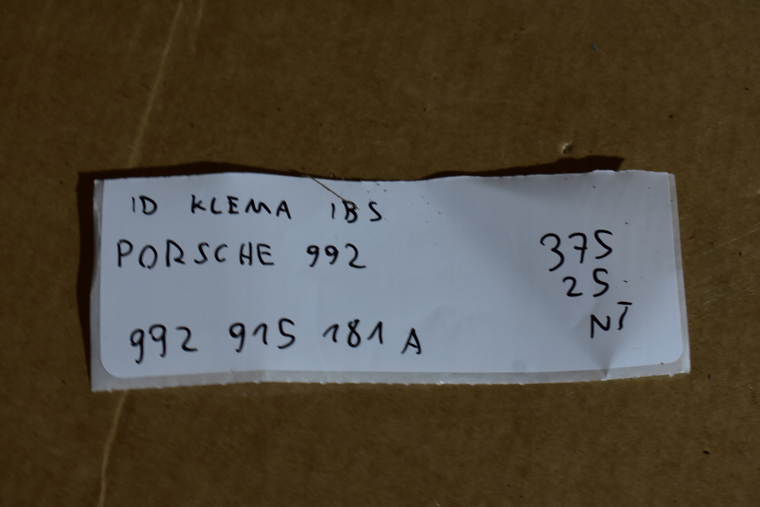 IDEALNA Borne IBS PORSCHE 992 1