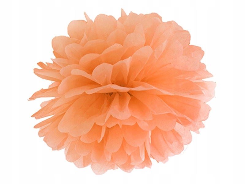 

Pompony Bibułowe Dekoracja Sali 35cm Pomarańcz