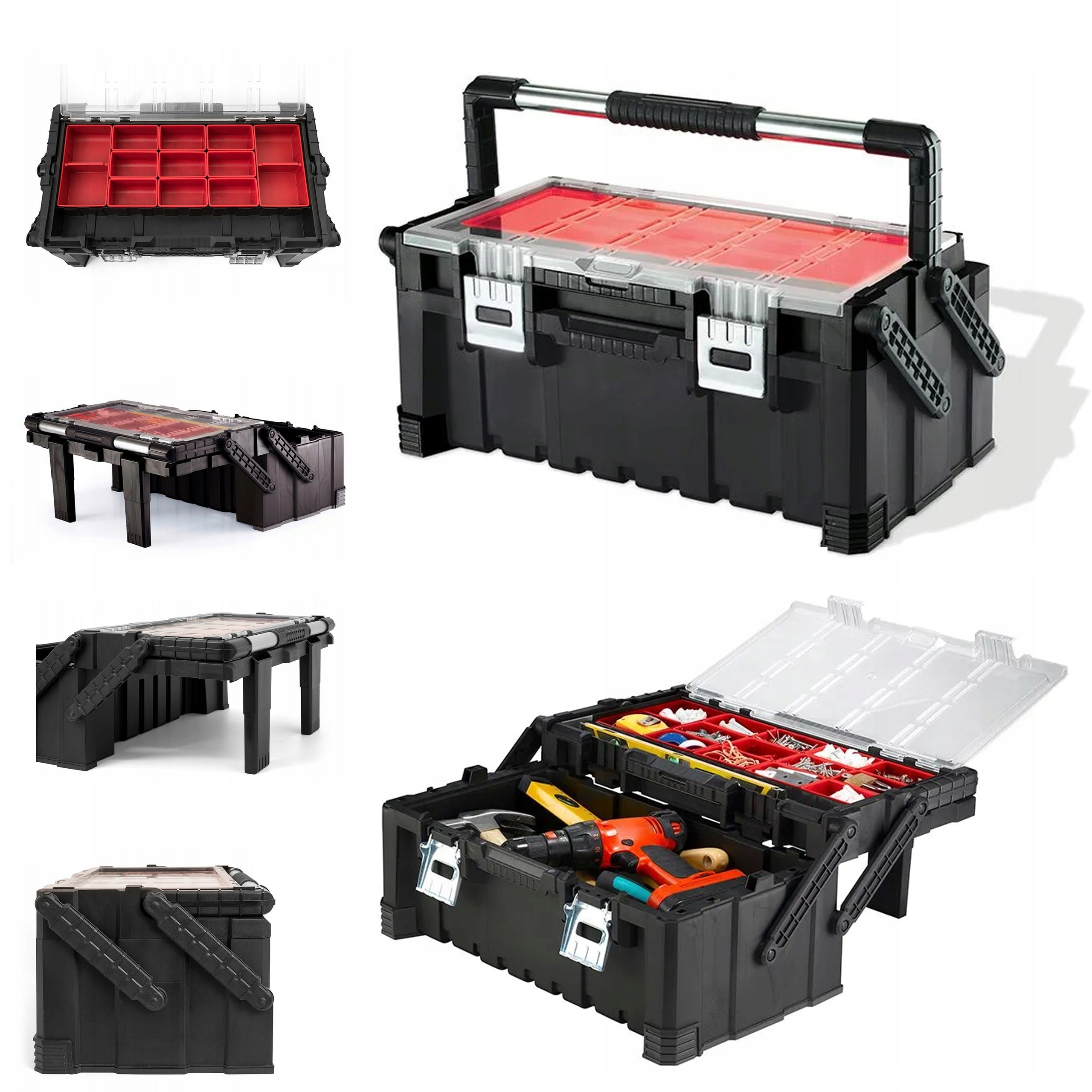 Skrzynka narzędziowa organizer Keter Cantilever 22"