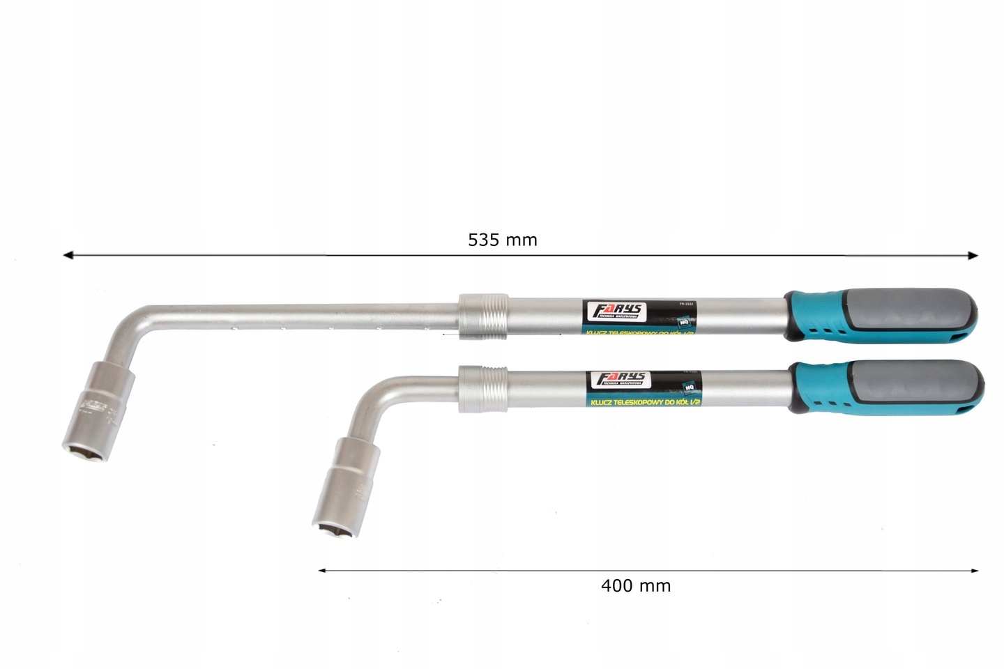 KLUCZ DO KÓŁ TELESKOPOWY MOCNY NASADKA 17 19 Waga produktu z opakowaniem jednostkowym 0.1 kg