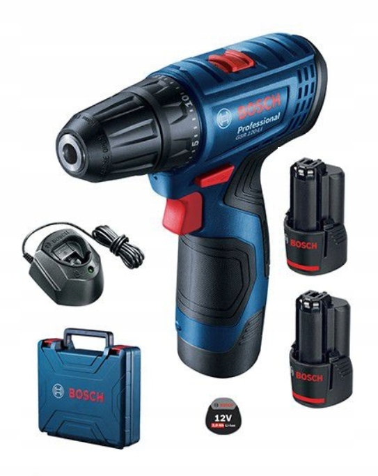 Akumulátorová Skrutkovačka 12V Gsr 120-LI Bosch 2x2,0Ah Kufor