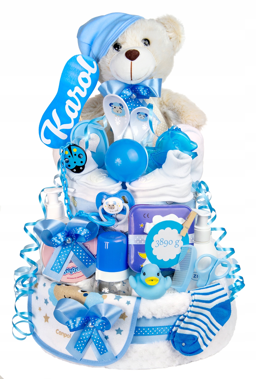 Prima gigant Dort z plenkových plen Medvídek křest