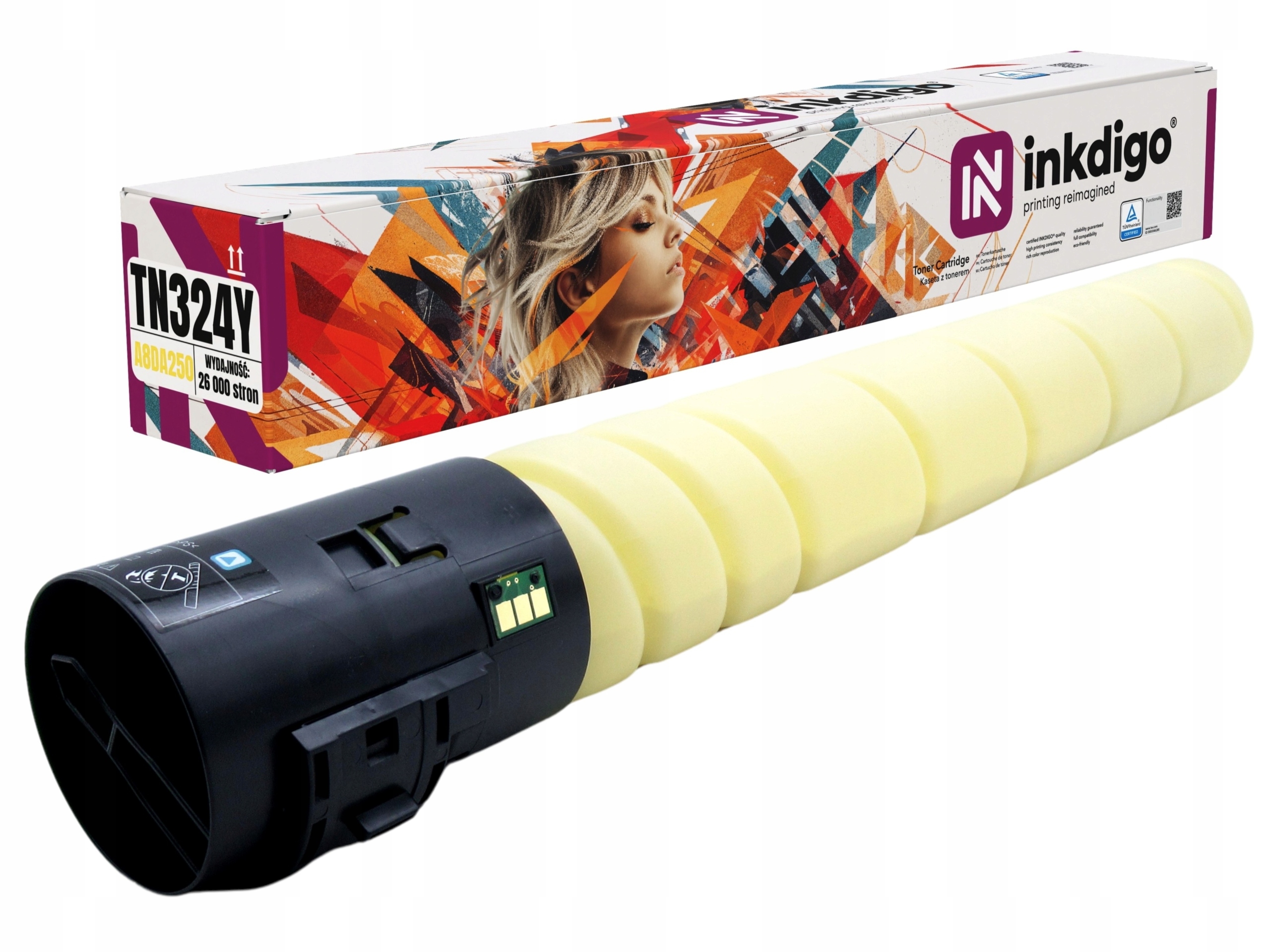 Toner TN324Y Žlutý Minolta Bizhub C258 C308 C368