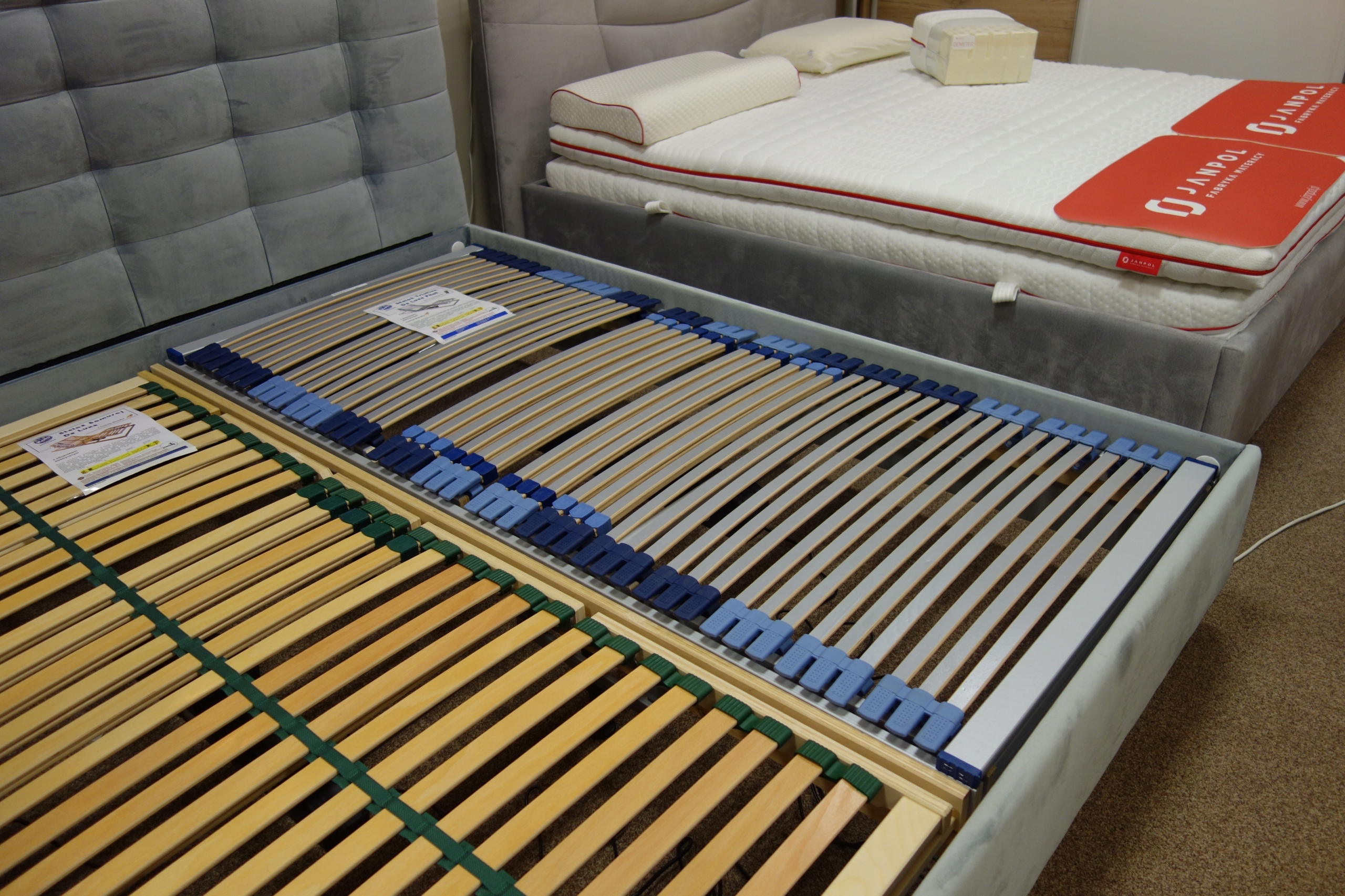 Stelaż Trioflex Deluxe Pilot 90x200 KOŁO Regulacja regulacja elektryczna