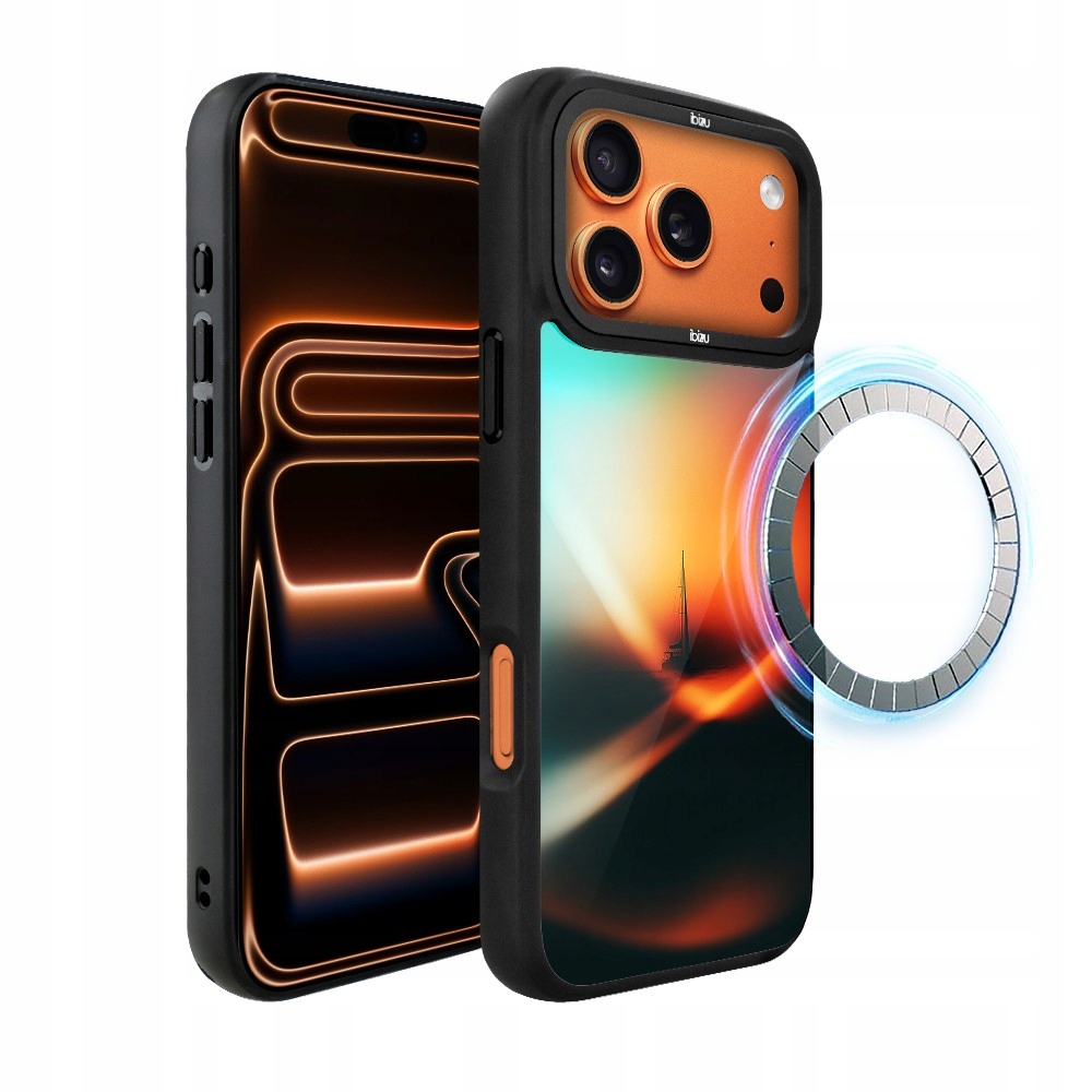 Pouzdro pro iPhone 17 Pro Max Ibizu DropGuard Matné s MagSafe, Golden Hour