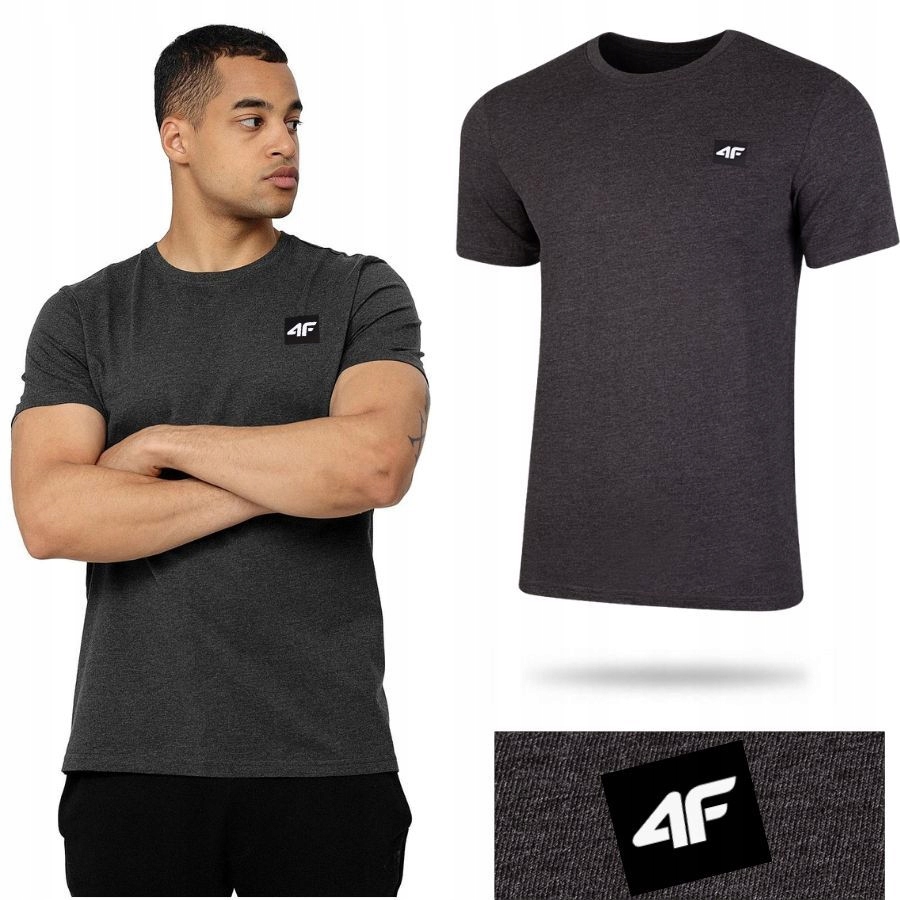 KOSZULKA MĘSKA 4F T-SHIRT PODKOSZULEK BLUZKA SPORTOWA NA CO DZIEŃ