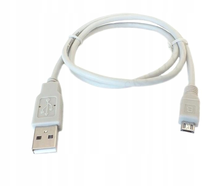 Kabel AM-sklep USB 2.0 Am wtyk - wtyk micro 0,8m