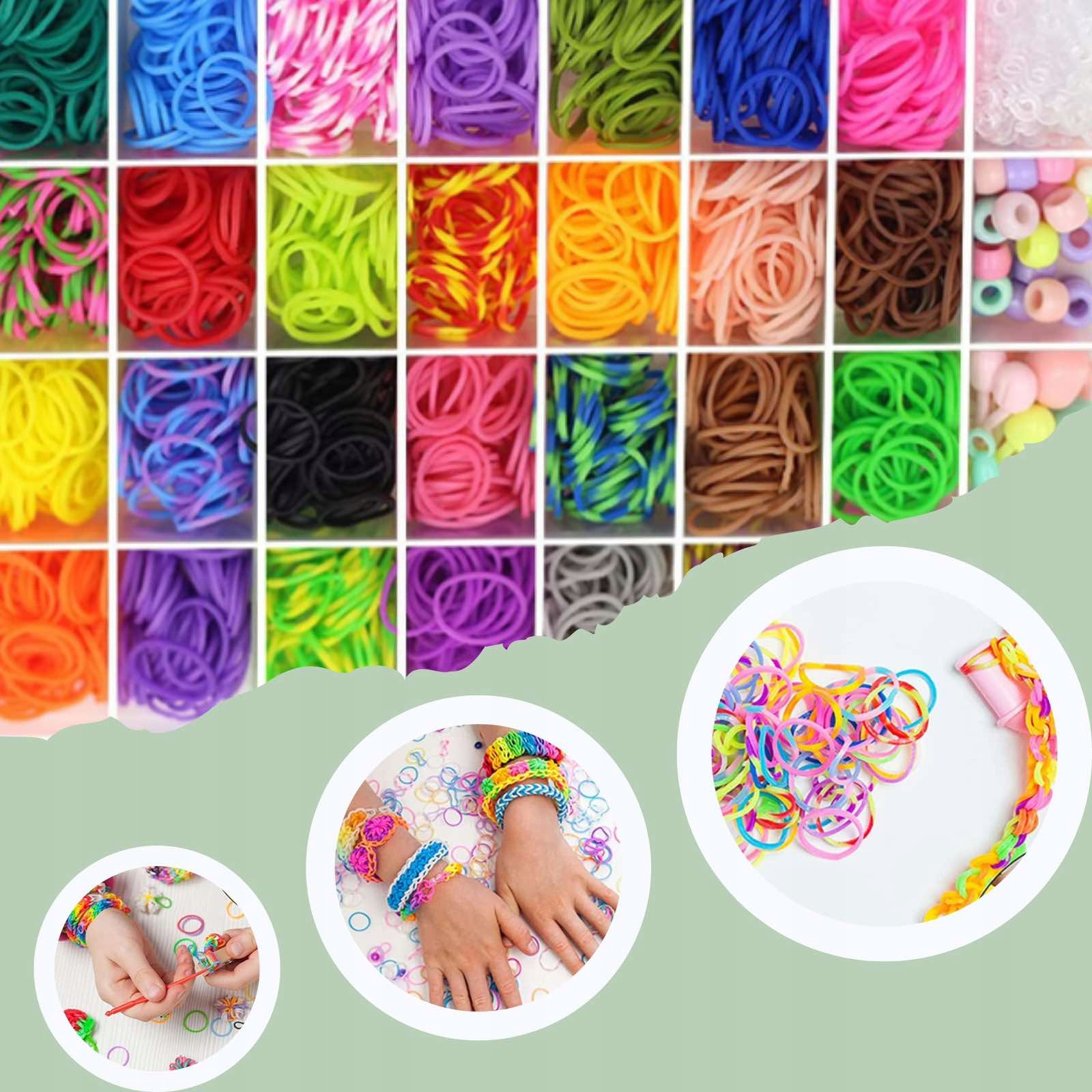 GUMKI DO ROBIENIA BRANSOLETEK MEGA ZESTAW Z GUMEK KREATYWNY XXL Kod producenta 5905753750279