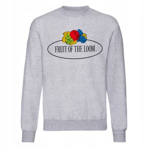 

Bluza męska Vintage d.logo FruitLoom Heather GreyM