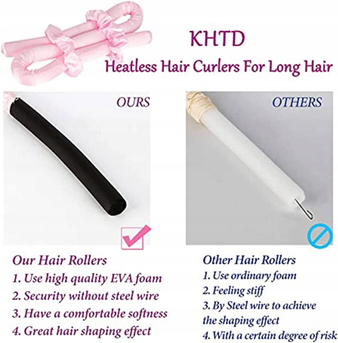 Bez ciepa opaska do loków z spinkami do wosów i Marka bez marki