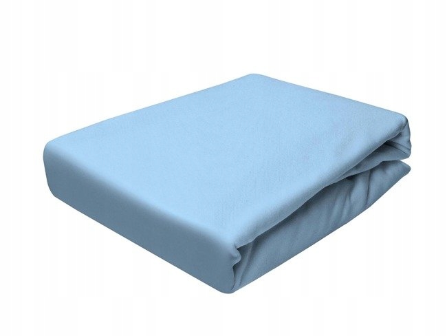 

Grube prześcieradło z gumką 160x200 niebieskie