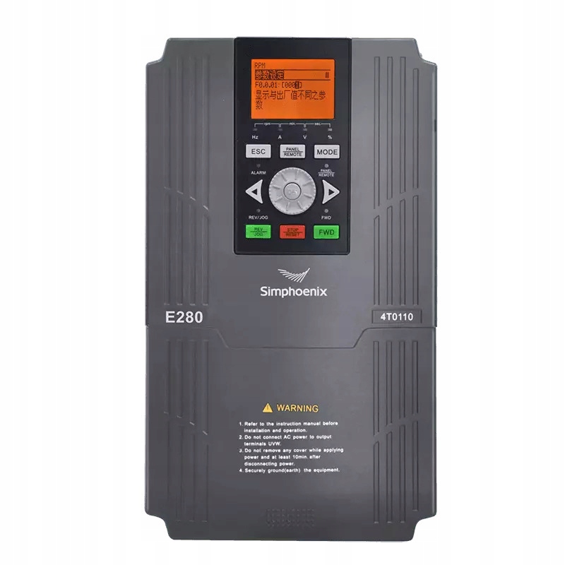 Falownik trójfazowy 1,5kW 3,7A E280-4T0015G/4T0022 Marka Simphoenix