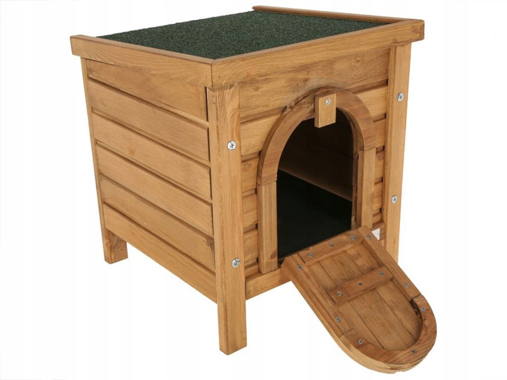 Levně Domeček pro králíky s uzavíratelnými dvířky Kerbl 82740, 36x36x40 cm