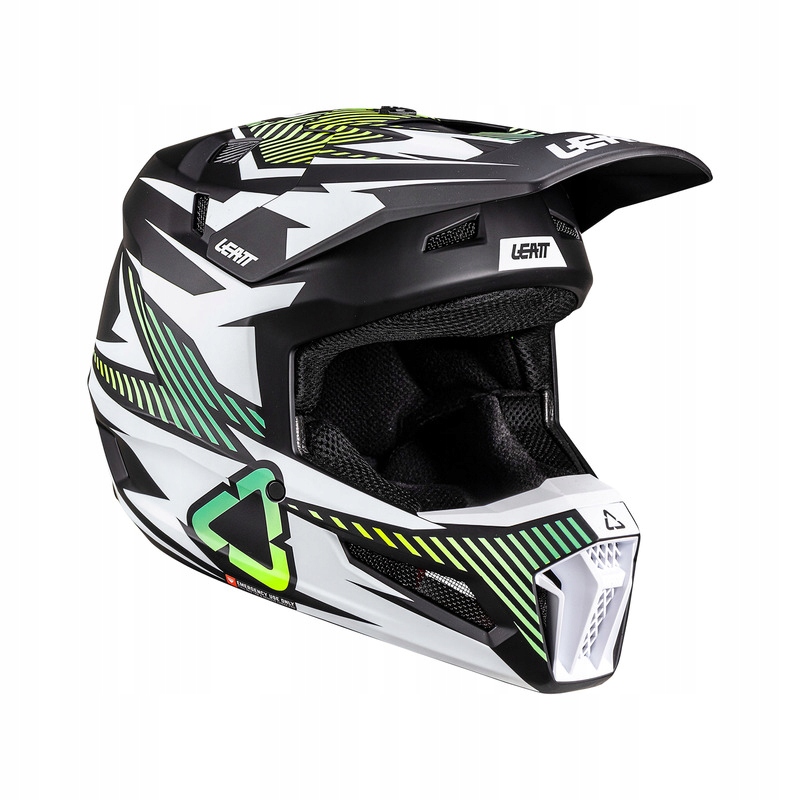 Motocyklová Prilba S Okuliarmi Junior Leatt Kit Moto 3.5 Storm Teal M