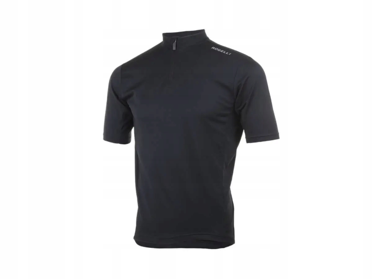Koszulka rowerowa Rogelli Baseczarny M krótki rękaw