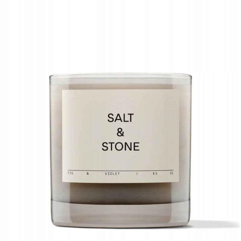 Salt & Stone sójovo-kokosová vonná sviečka 240 g fig & violet