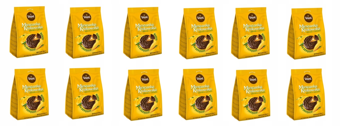 12x 245g Wawel Mieszanka Krakowska smak Mango Karton