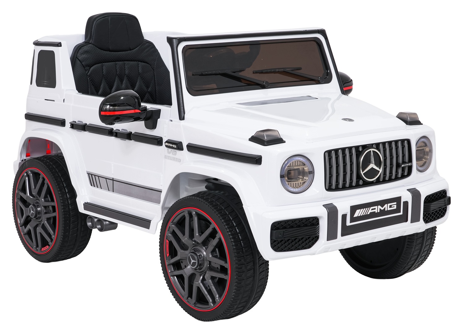 Auto Na Akumulator Mercedes G63 4x4 Lift 12V 9Ah 180 Watt Pilot Skóra Led