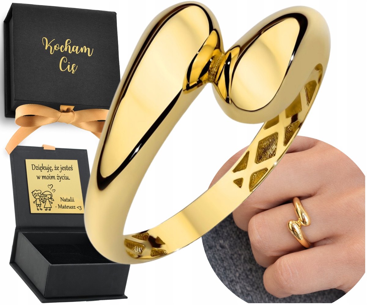 Prstýnek Zlatý Hladký Kombinované Slzy S Certifikátem a Gravírováním 14k 585