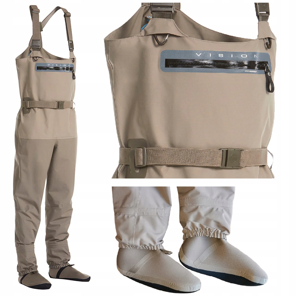 Wodery Wędkarskie Oddychające Spodniobuty Vision Scout 2.0 Strip V9630-XXL