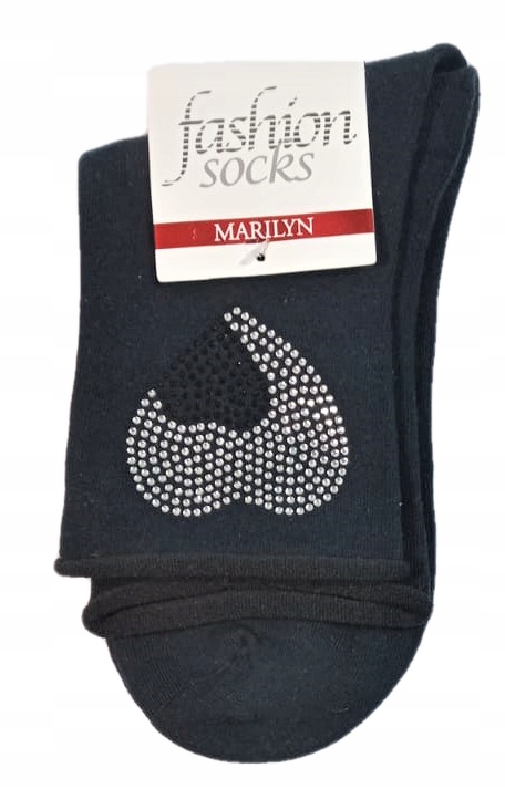 

Skarpetki damskie Marilyn w Serce z cyrkonii 36-40