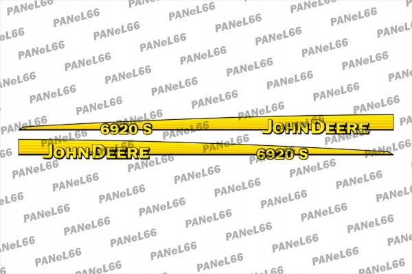 ZESTAW NAKLEJEK JOHN DEERE 6920 S