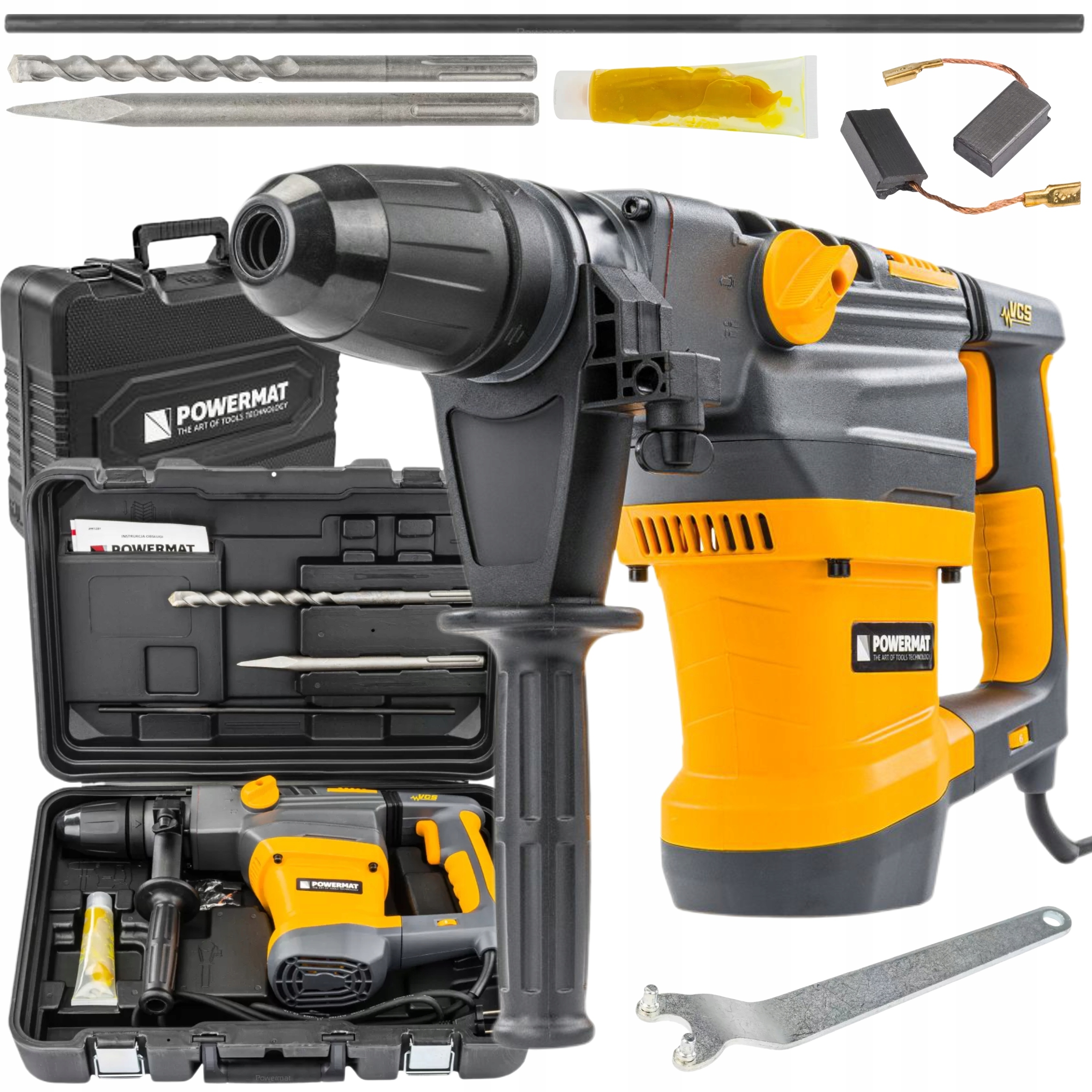 Vrtací Kladivo Sds Max 2800W 18J Kufr Sada Regulace Otáček