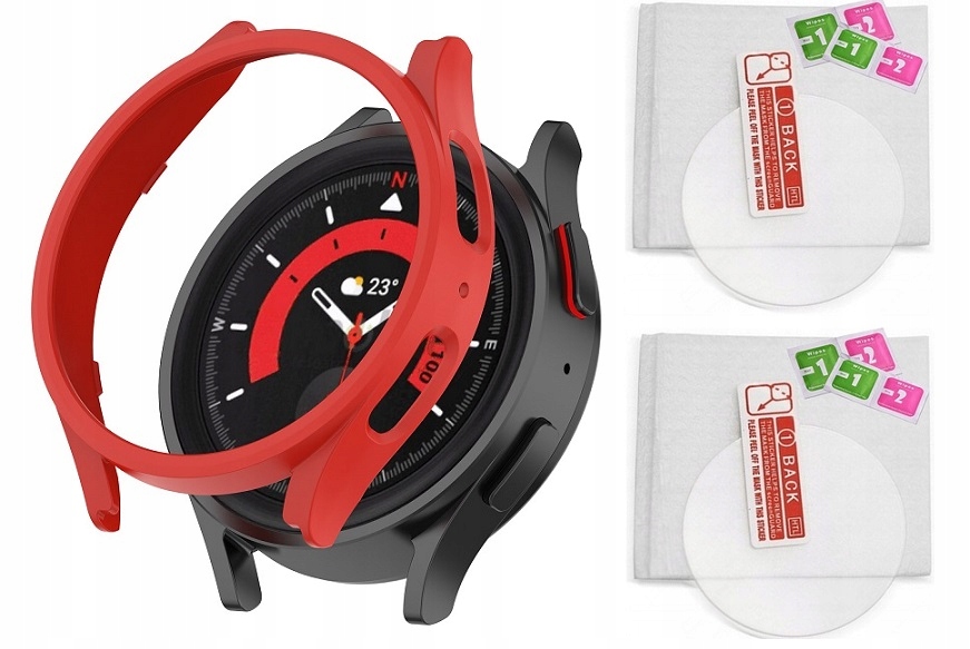 

Szkło 9H x2 Etui Samsung Galaxy Watch 5 Pro 45mm