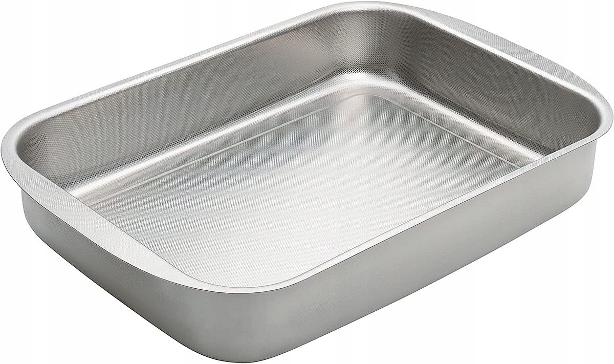 Pekáč Moha pekáč 20 × 14 × 4,5 plech z nerezové oceli