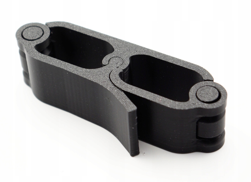 Klips, zapinka do kabla 78mm Black