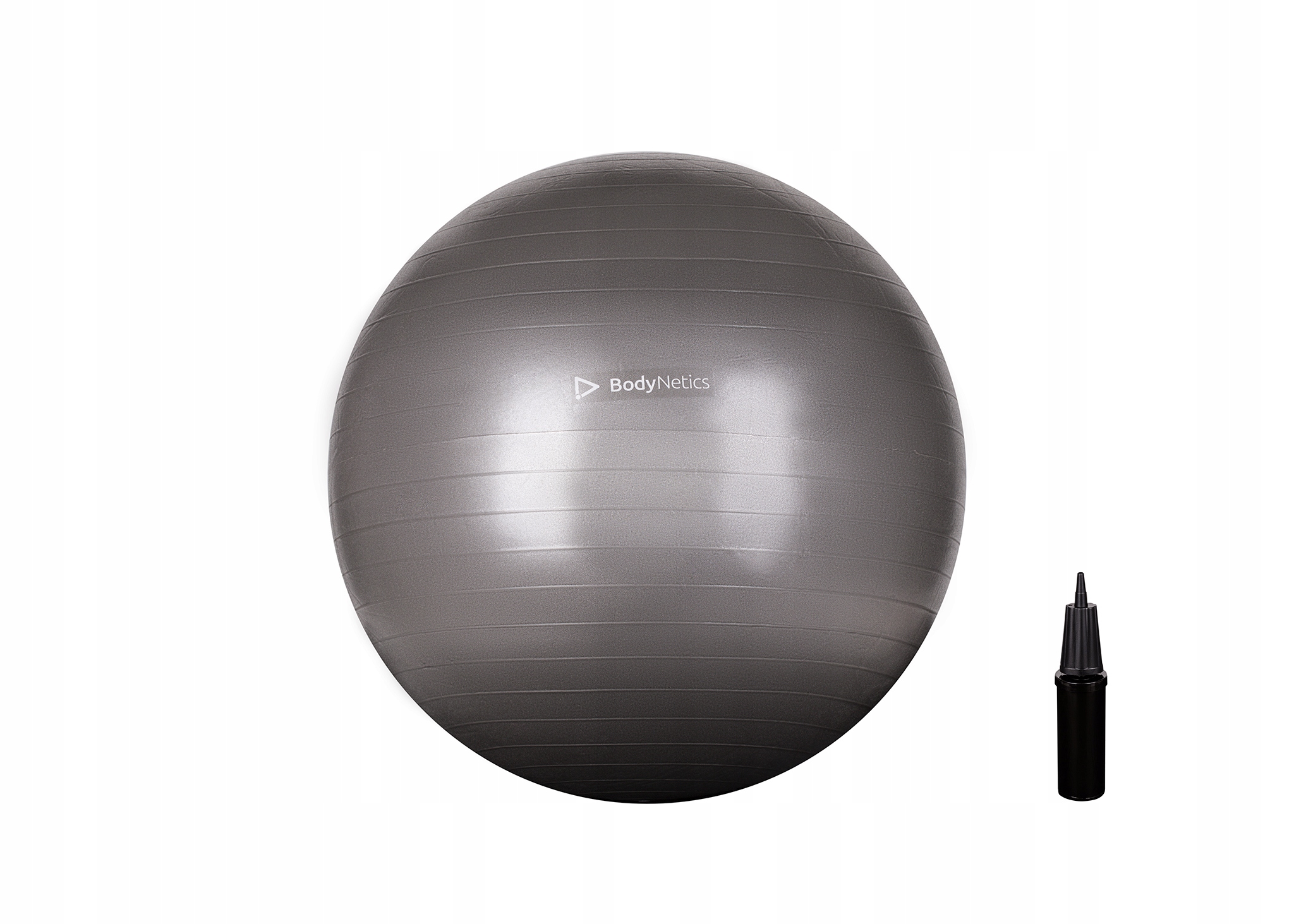 PIŁKA FITNESS WZMOCNIONA 65cm MAX 250kg BODYNETICS SREBRNA GIMNASTYCZNA Średnica 65 cm