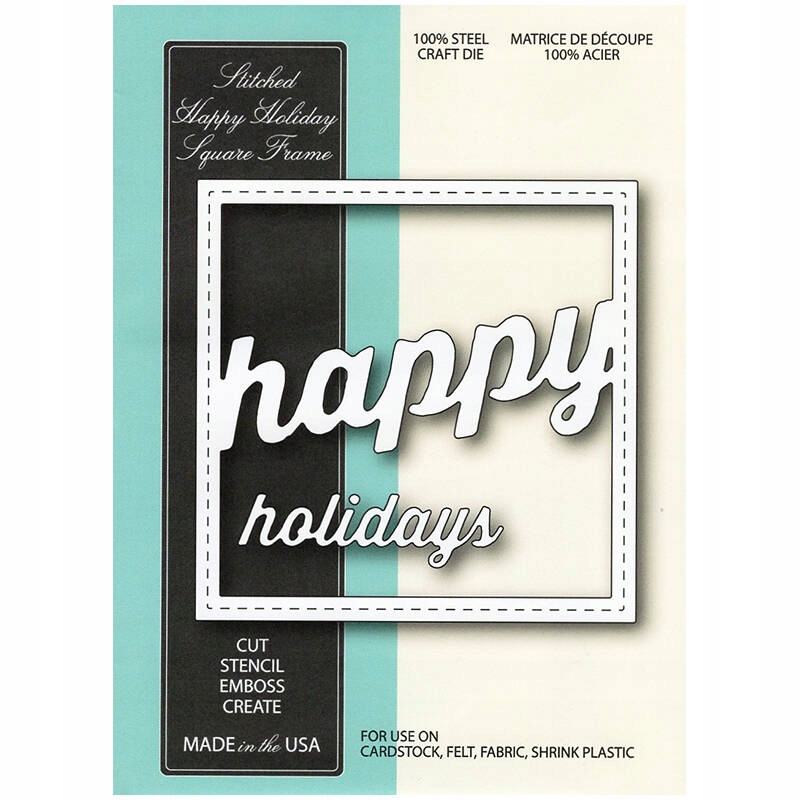 Vykrajovátka Memory Box rámeček perforovaný vánoční nápis