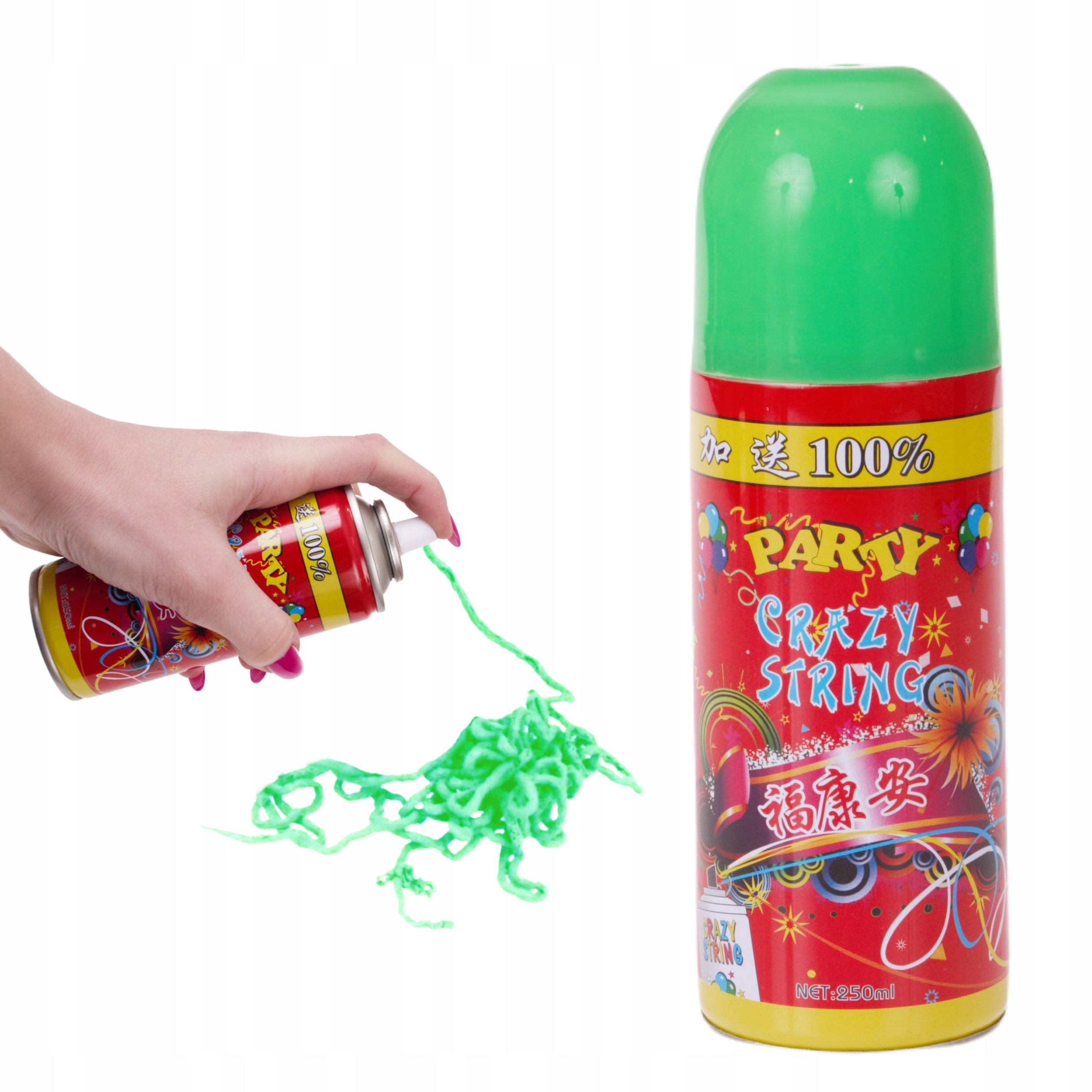 SERPENTYNA KONFETTI W SPRAYU PARTY URODZINY 250ml