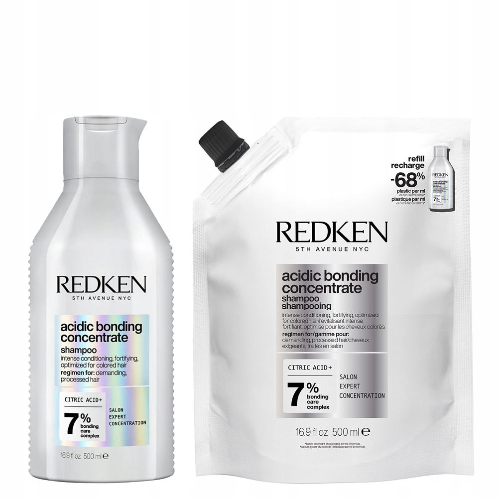 Redken Acidic Bonding Concentrate pro výživu vlasů šampon 500 refill 500
