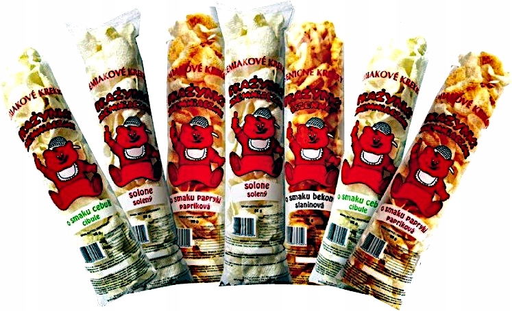 Prażynki Ziemniaczane Mix 4 Smaków 80g 20 Sztuk