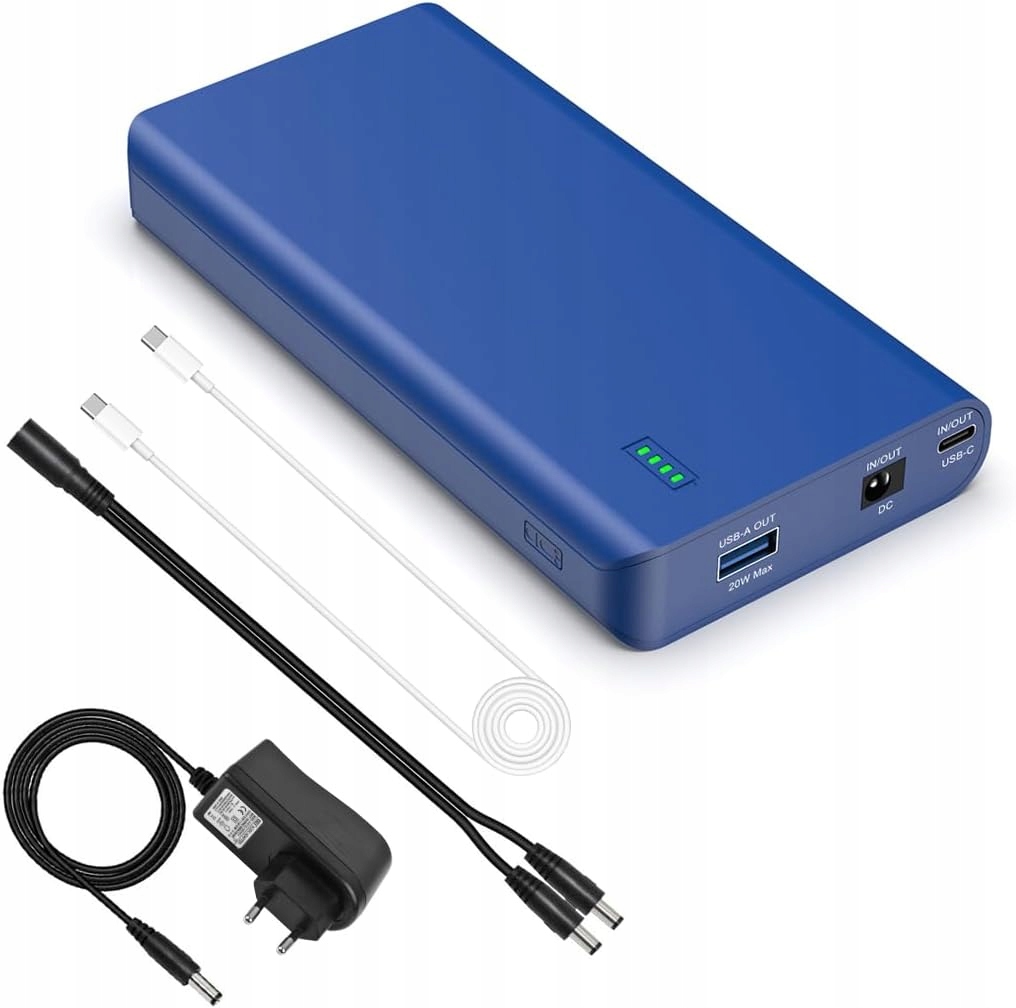 Talentcell přenosná powerbanka s nabíječkou 19200 mAh 69,12 Wh 30 W