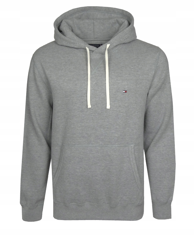 Tommy Hilfiger pánská mikina s kapucí, šedý melír, L