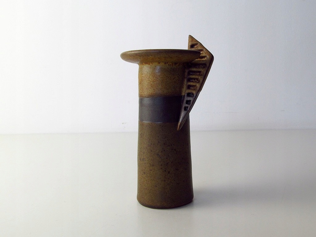 CERAMIKA CYPRYSJKA AUTORSKI ŚWIECZNIK CERAMICZNY