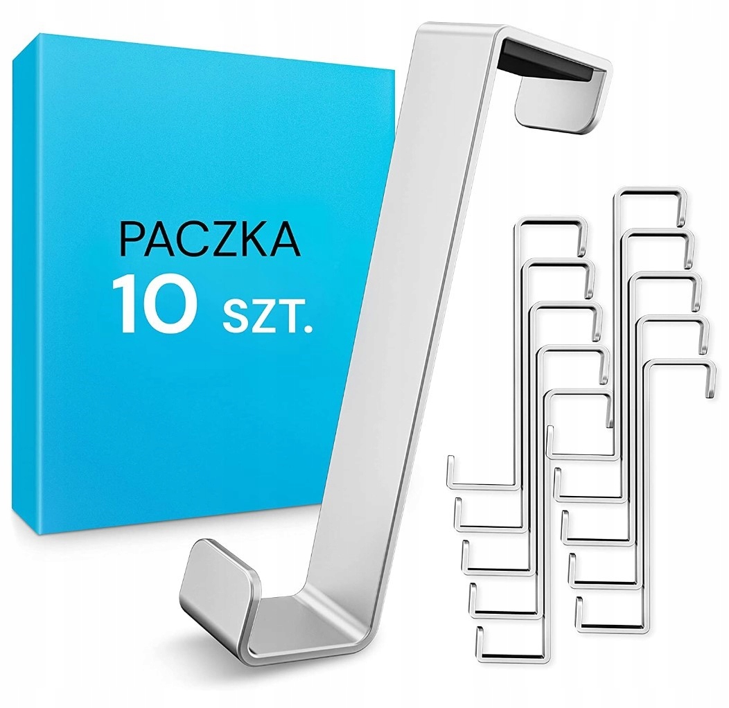 

Wiszące Haki Drzwiowe 10 szt. Stal nierdzewna