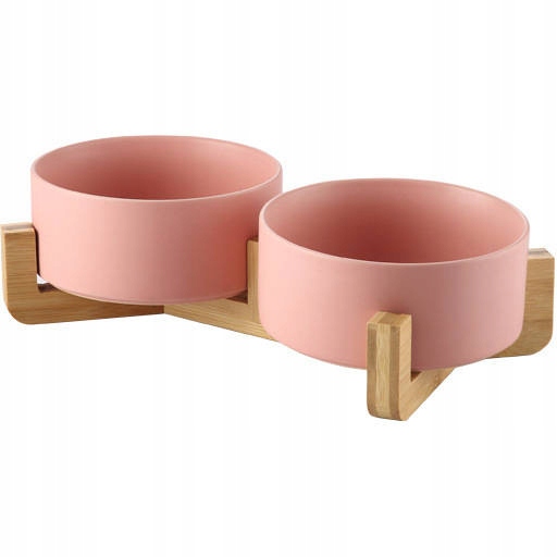

Miska Dla Psa Kota Podwójna ceramiczna 2x400 ml