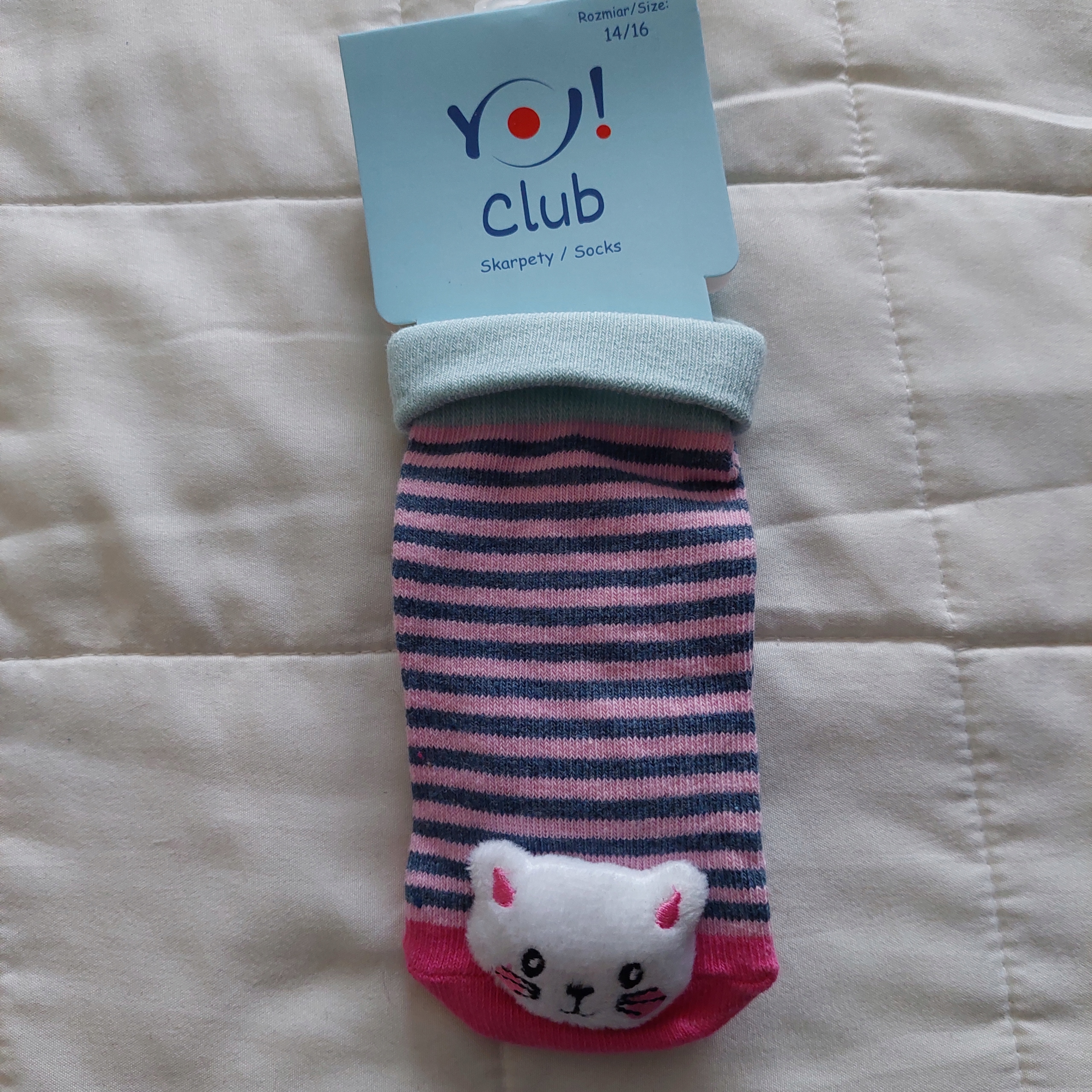 

skarpetki z grzechotką Yo Club 14/16 (8cm-10cm)