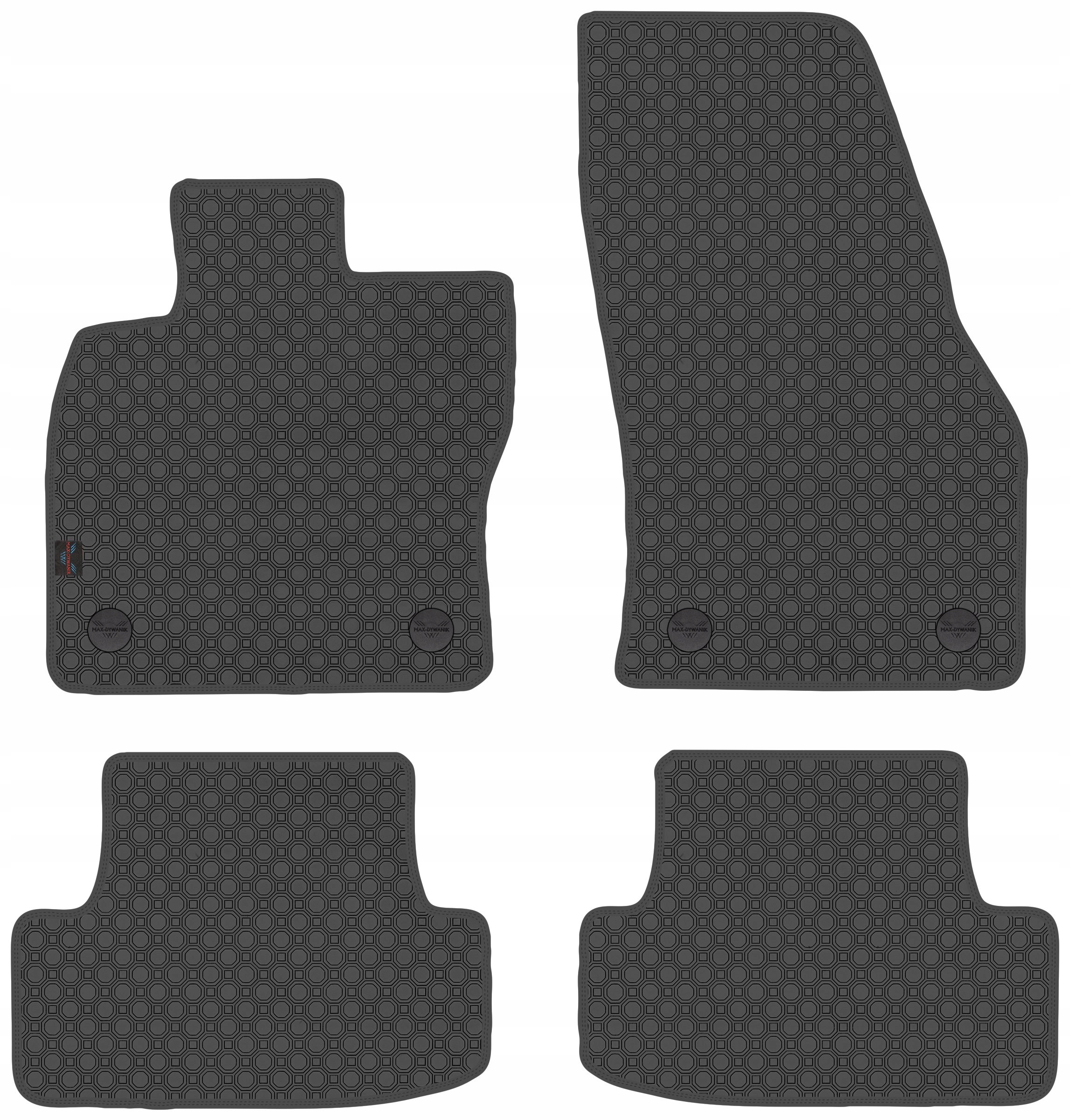 Vw T-Roc 2017 Koberce guma Čierna