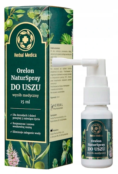 

Orelon Naturspray do usuwania woskowiny 15ml