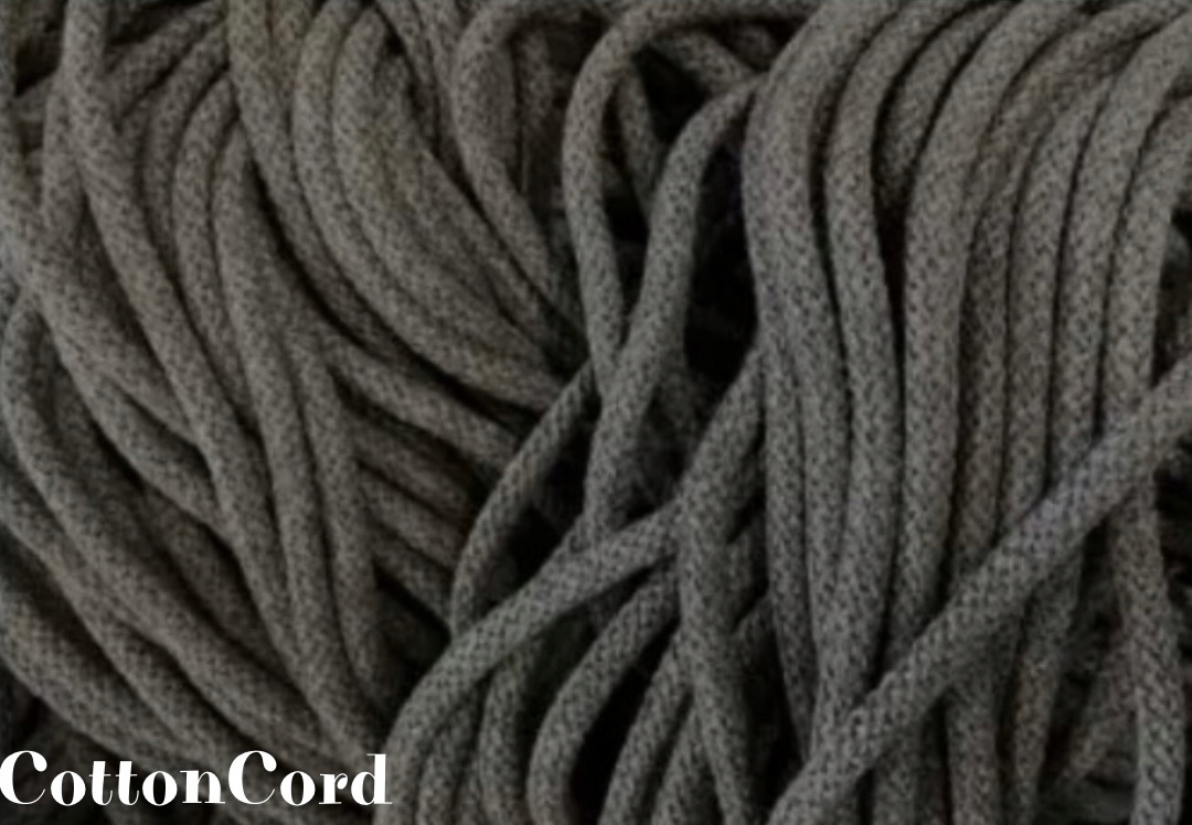 1000 metrů Splétaná šňůra sypaná 5 mm Grafitová