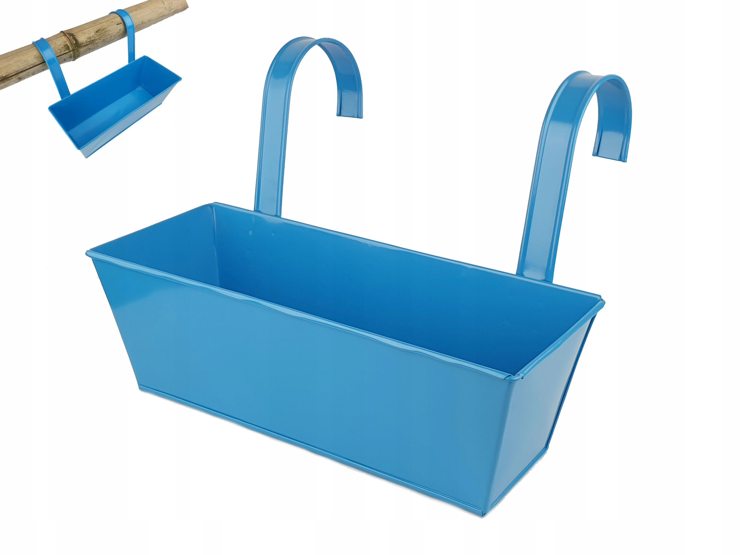 DONICZKA OSŁONKA SKRZYNKA balkonowa niebieska